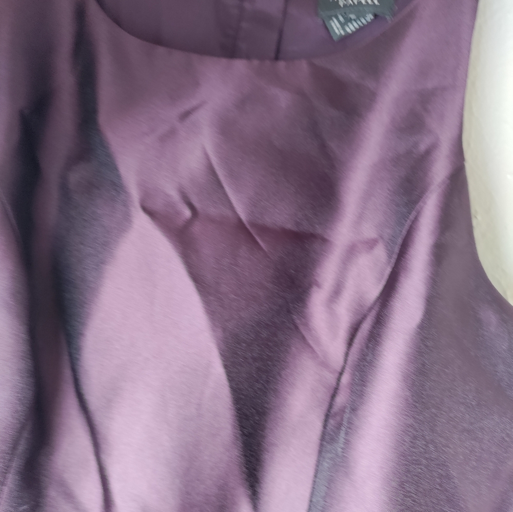 Adrianna Papell high _ low Mikado gown - Picture 8 of 10